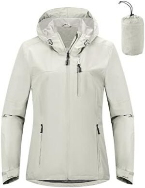 Outdoor Ventures Packable Rain Jacket Women Lightweight Wate... Outdoor Ventures Packable Rain Jacket Women Lightweight Wate...