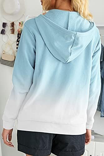 YOCUR Womens Tie Dye Crewneck Pullover Shirt Lightweight Swe...