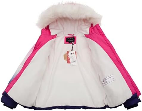 Rokka&Rolla Girls' Heavyweight Puffer Jacket Quilted Winter ...
