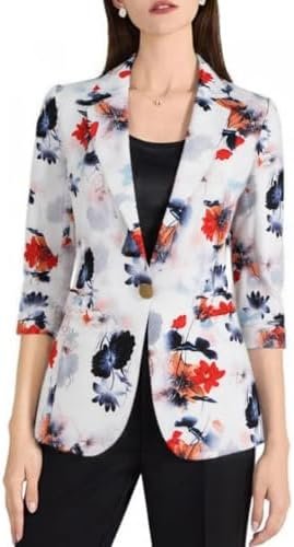 Beninos Womens 3/4 Sleeve Lightweight Office Work Suit Jacke...