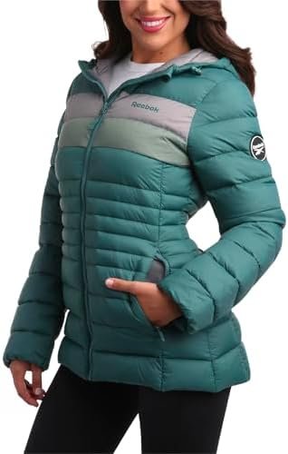 Reebok Women Jacket - Packable Quilted Puffer Coat – Casual Reebok Women Jacket - Packable Quilted Puffer Coat – Casual ...