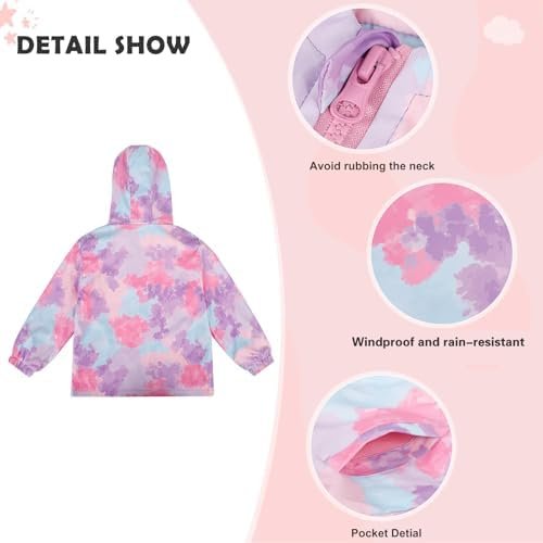 ESTAMICO Girls' Fashion Winter Coat Zip Up Fleece Jackets Wa...