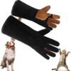 HLDD HANDLANDY Animal Handling Gloves, Bite Proof for Dog Tr...