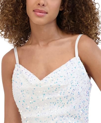 Siena Women's Sequince Cowl Neck Midi Dress