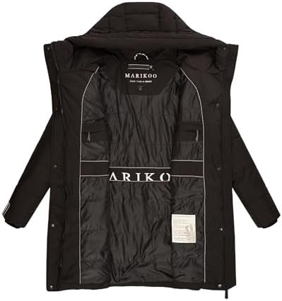 Long Winter Jacket for Women | Quilted, Puffy Ladies Coat wi...