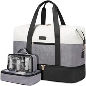 LOVEVOOK Weekender Bag, Large Travel Duffel Bag for Women wi... LOVEVOOK Weekender Bag, Large Travel Duffel Bag for Women wi...