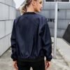 Zeagoo Women's Bomber Jacket Casual Coat Zip Up Outerwear Wi...