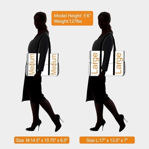 TOPDesign Utility Water Resistant Tote Bag with 13 Pockets, ...