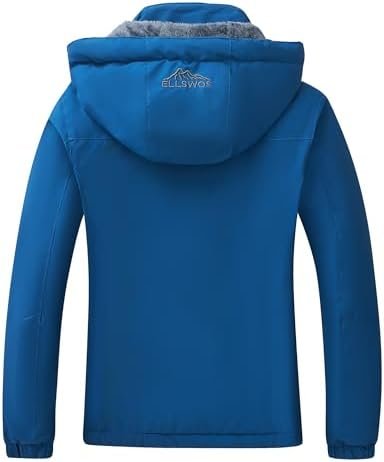 ELLSWOS Womens Winter Coats Waterproof Ski Jacket Warm Snow ...