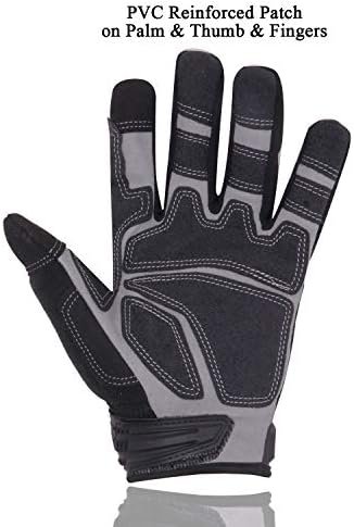 HANDLANDY Mens Work Gloves Touch screen, Utility Mechanic Gl...