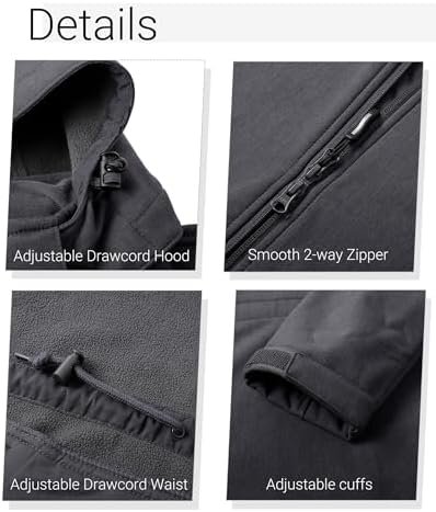 Outdoor Ventures Women's Softshell Jacket with Removable Hoo...