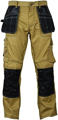 Men's Construction Pants with Cordura Knees Reinforced Carpe...