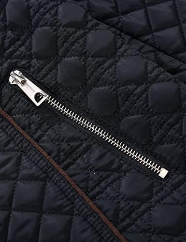 Bellivera Women's Stand Collar Lightweight Quilted Puffer Ja...