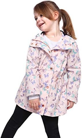 Rokka&Rolla Girls' Hooded Rain Jacket Lightweight Windbreake... Rokka&Rolla Girls' Hooded Rain Jacket Lightweight Windbreake...