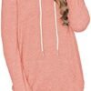 Women's Long Sleeve Hoodies Tops Lightweight Hooded Sweatshi...