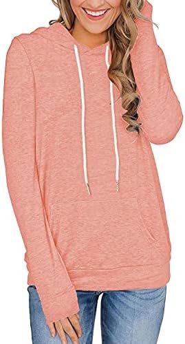 Women's Long Sleeve Hoodies Tops Lightweight Hooded Sweatshi...