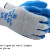 SHOWA Atlas 317 Natural Rubber Latex Hi-Vis Palm Coated Gene...