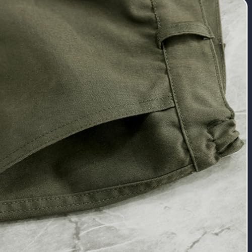 ZEFOTIM Casual Pants for Men Solid Color Wide Leg Casual Pan...