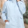 Women's Lightweight Raincoat Waterproof Packable Outdoor Win...