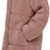 Levi's womens Long Length Patchwork Quilted Teddy Coat