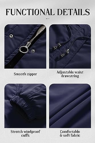 Chrisuno Women's Mid-Length Parka Winter Outerwear Jacket So...