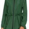 TCOT Rain Jackets for Women Waterproof Packable Hooded Rain ...