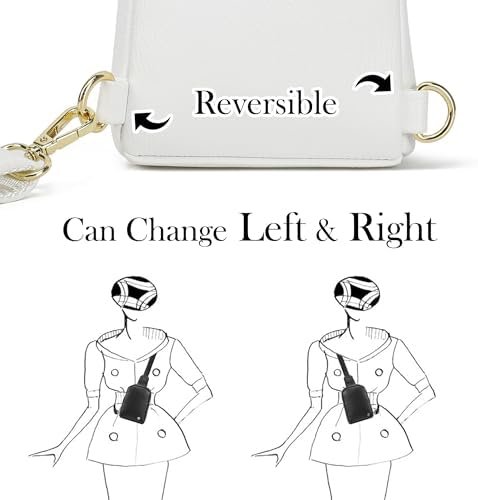 INICAT Travel Small Sling Bag Leather Crossbody Bags for Wom...