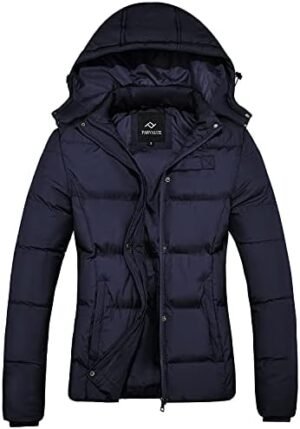 FARVALUE Women's Winter Coat Thicken Puffer Jacket Warm Bubb...