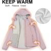 33,000ft Women's Softshell Jacket, Fleece Lined Warm Jacket ...