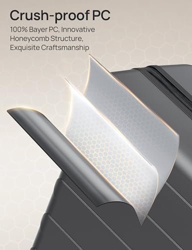 Hardside Expandable Luggage, carry on Luggage Airline Approv...