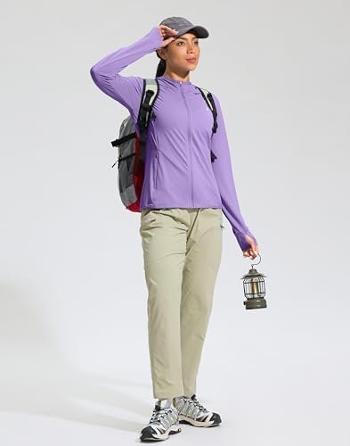 Soothfeel Women's UPF 50+ Sun Protection Hoodie Jacket Light...