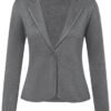 GRACE KARIN Women Sweater Blazer Casual Work Croppped Cardig...