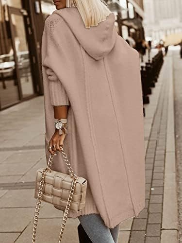 Aoysky Womens Long Cardigans Cable Knitted Open Front Oversi...