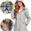 ZHENWEI Womens Lightweight Hooded Waterproof Active Outdoor ...