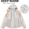 33,000ft Women's Softshell Jacket, Fleece Lined Warm Jacket ...
