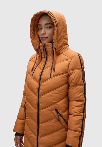 Women's Winter Coat | Quilted, Long Jacket with Cozy Hood | ...