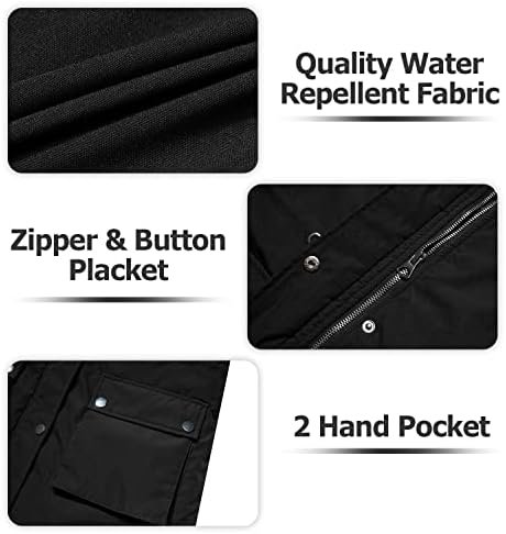 Women's Fur Hood Winter Parka Thicken Winter Jacket Coat Hoo...