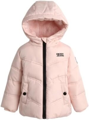 DKNY Infant Toddler Baby Girls' Winter Jacket - Fleece Lined... DKNY Infant Toddler Baby Girls' Winter Jacket - Fleece Lined...