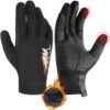 HANDLANDY Winter Running Gloves for Women & Men, Windproof W...