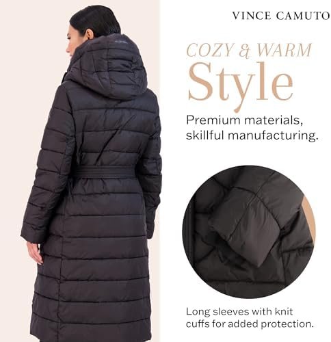 Long Puffer Coat Women, Long Coat Women Winter, Women's Coat...