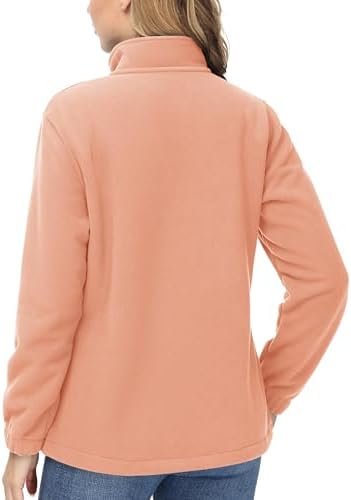 TACVASEN Women's Soft Fleece Jacket Lightweight Full Zip Swe...