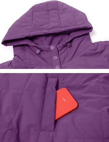 AMEBELLE Women's Oversized Hooded Puffer Jacket Quilted Jack...