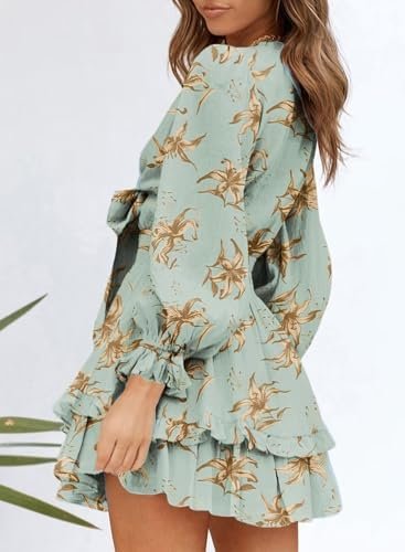 Dokotoo Womens Casual Spring Summer 2025 Deep V Neck Knotted...