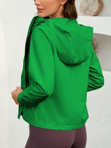 Womens Rain Jacket Waterproof Packable Raincoat with Hood fo...