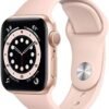 Apple Watch Series 6 (GPS, 40mm) - Gold Aluminum Case with P...