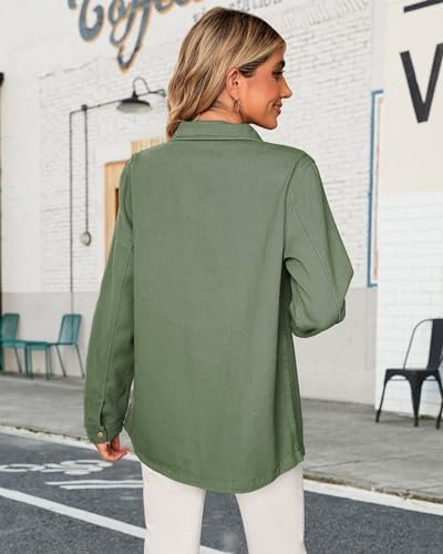 luvamia 2025 Spring Jean Jackets for Women Fashion Oversized...