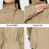 WenVen Women's Casual Military Jacket Cotton Stand Collar Ut...