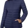 MAGCOMSEN Women's Puffer Jacket Lightweight Quilted Padded 4...