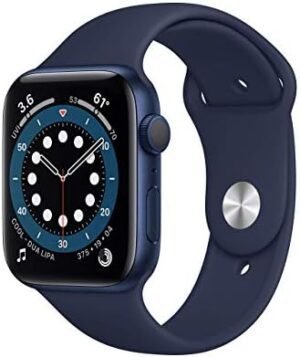 Apple Watch Series 6 (GPS, 44mm) - Blue Aluminum Case Apple Watch Series 6 (GPS, 44mm) - Blue Aluminum Case with D...