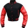 Cropped Jacket Varsity Letterman Crop Jackets for Women Wool...